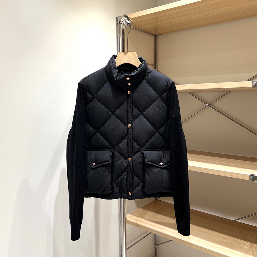 Designer Femmes Doudounes Hiver Tricoté Manteaux Hommes Luxe Outfit Coupe-Vent Parka Veste Mode Slim Fit Casual Coupe-Vent Veste À Capuchon Chaud