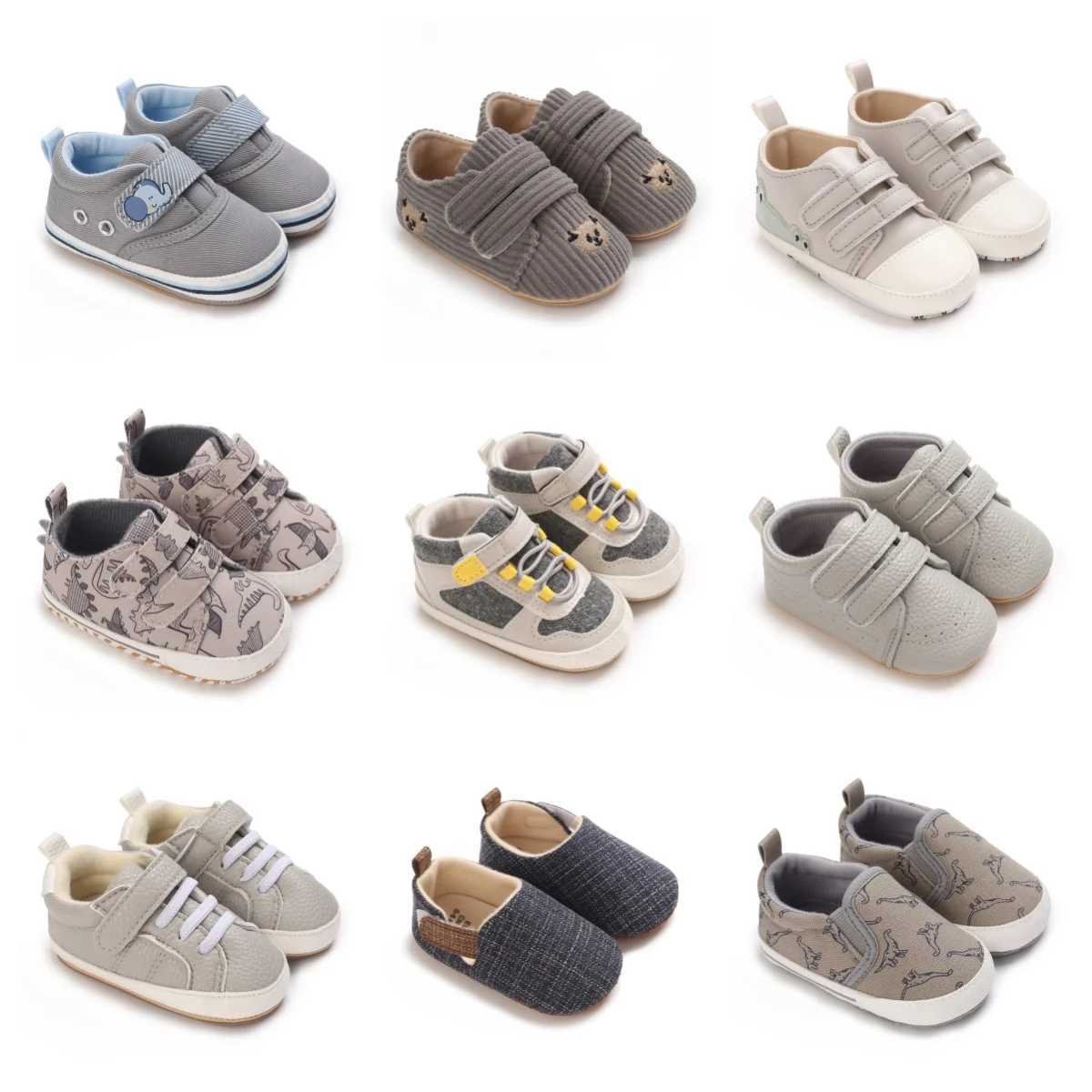 Spring and autumn fashionable casual cloth shoes comfortable soft soled baby walking shoes suitable for 0-18 months old Q260916