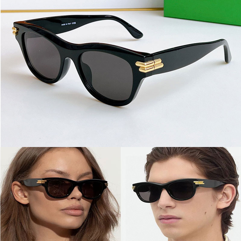 Mitre Square Sunglasses Designer style for high end leisure venues for men women Black acetate square frame Specially made nylon gray eye protection