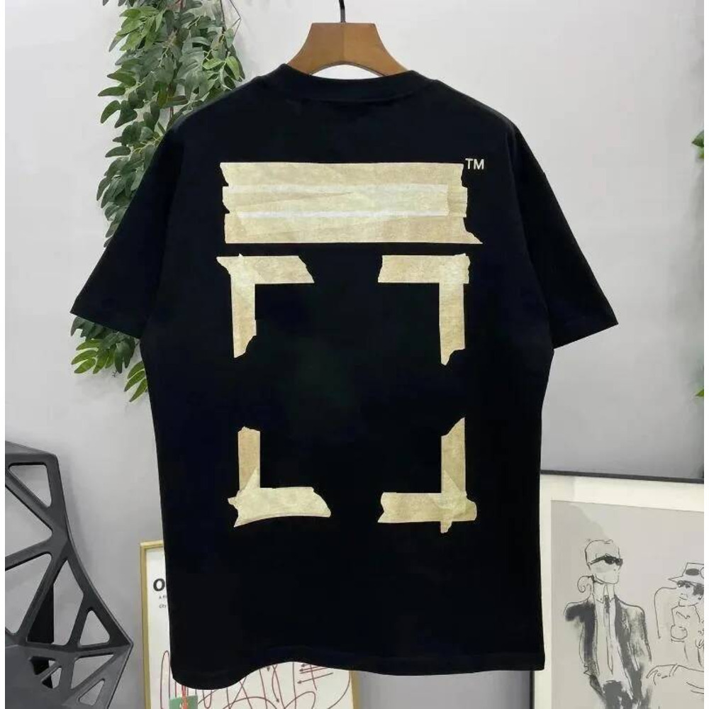 Off White T Shirt Mens Designer 2026 New Fashion Luxurys Clothing Round Neck Men Women Loose Tees Top Man Classic Casual Street Arrow Graffiti Tees