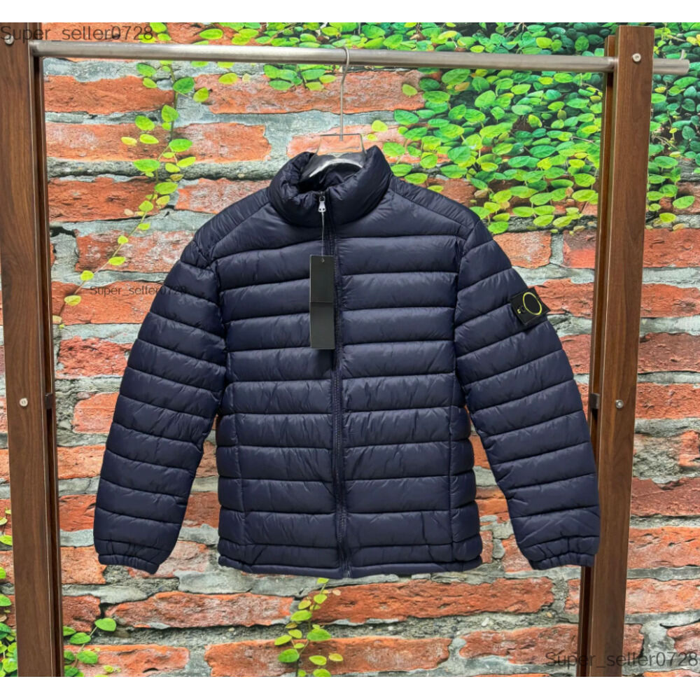 Stones Jacket Luxury Embroidery Badge Designer Mens Puffer Jacket Topstoney Compass Badge Casual Winter Men' Down Jacket Company Streetwear Zip