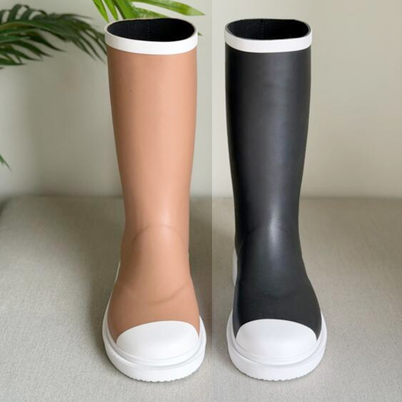 Women Rain Boots Designer Wellies Boots Mid Calf Rubber Rainboots Non Slip Outdoor Boot Original Waterproof Work Water Shoes 1188