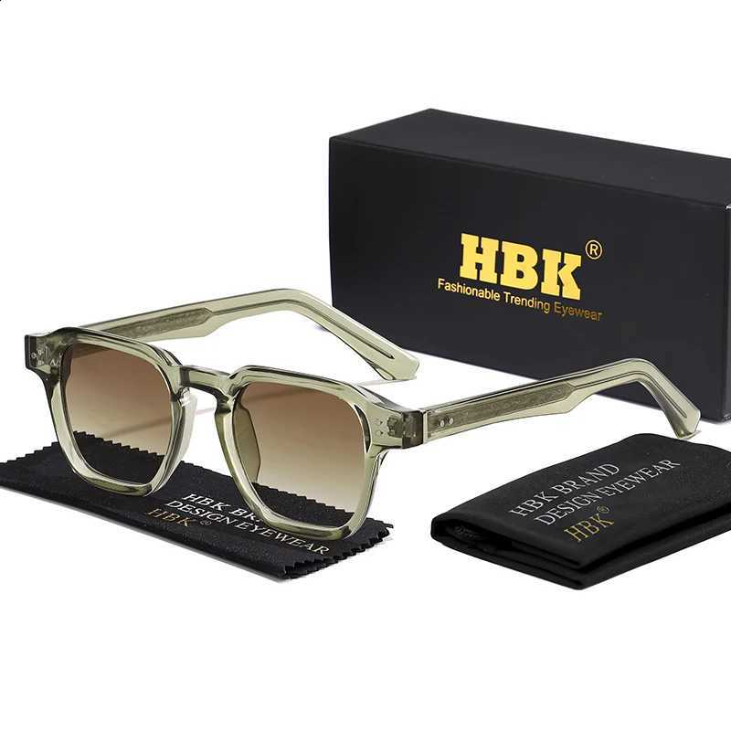 New Fashion Sunglasses Men HBK Vintage Square Gradient Sun Glasses Outdoor Sports Party Vacation Travel Driving Eyeglasses N260814