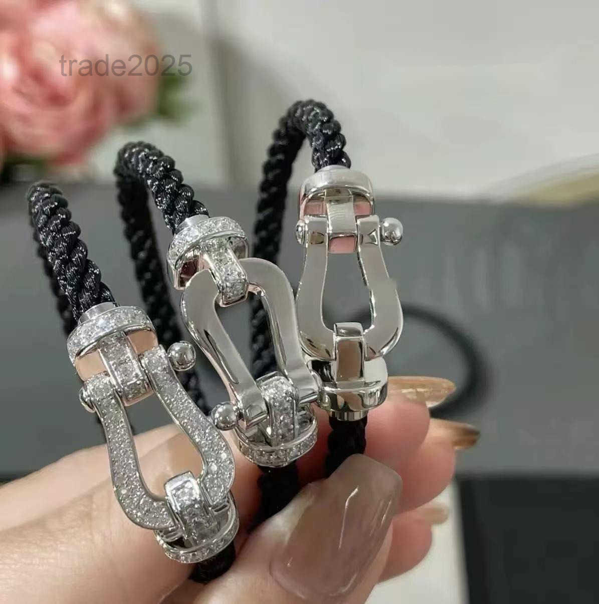 Bracelet Luxury Designer Horse hooves Bangle Stainless Steel Force Bracelet Classic Design Jewelry Bracelets For Men Women High Quality Fashion Very