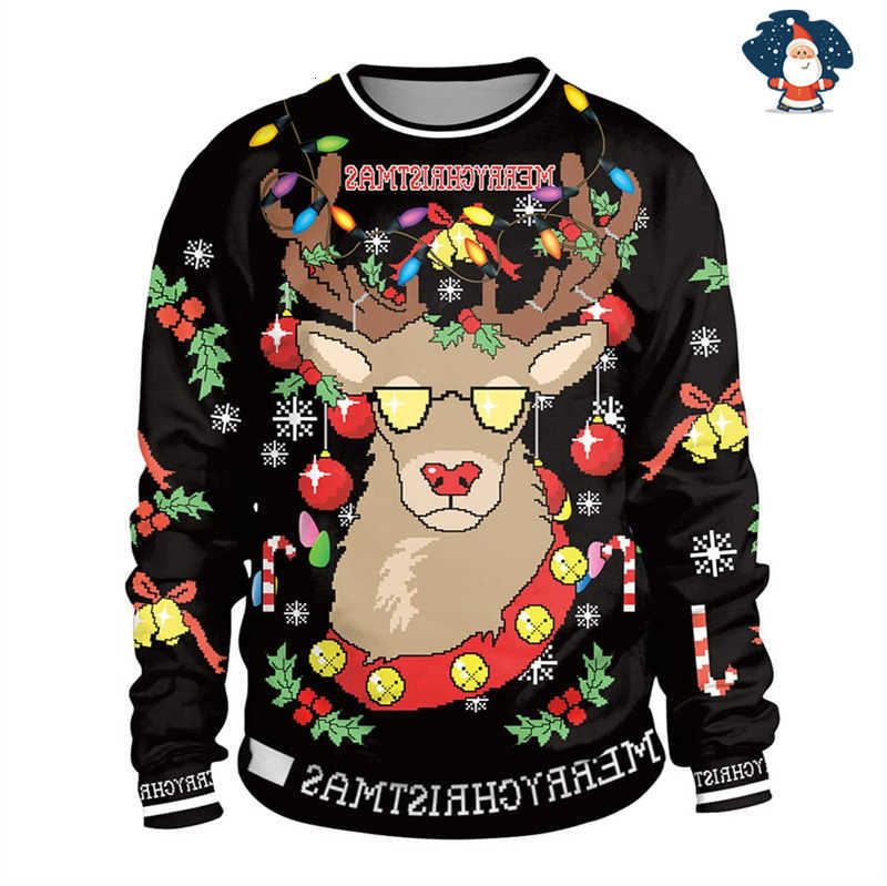 Sweatshirts Merry Christmas Christmas hoodie Funny Ugly Christmas Sweater Kid Fashion New In Sweaters Women Ugly Sweaters Christmas Jumpers Man C260