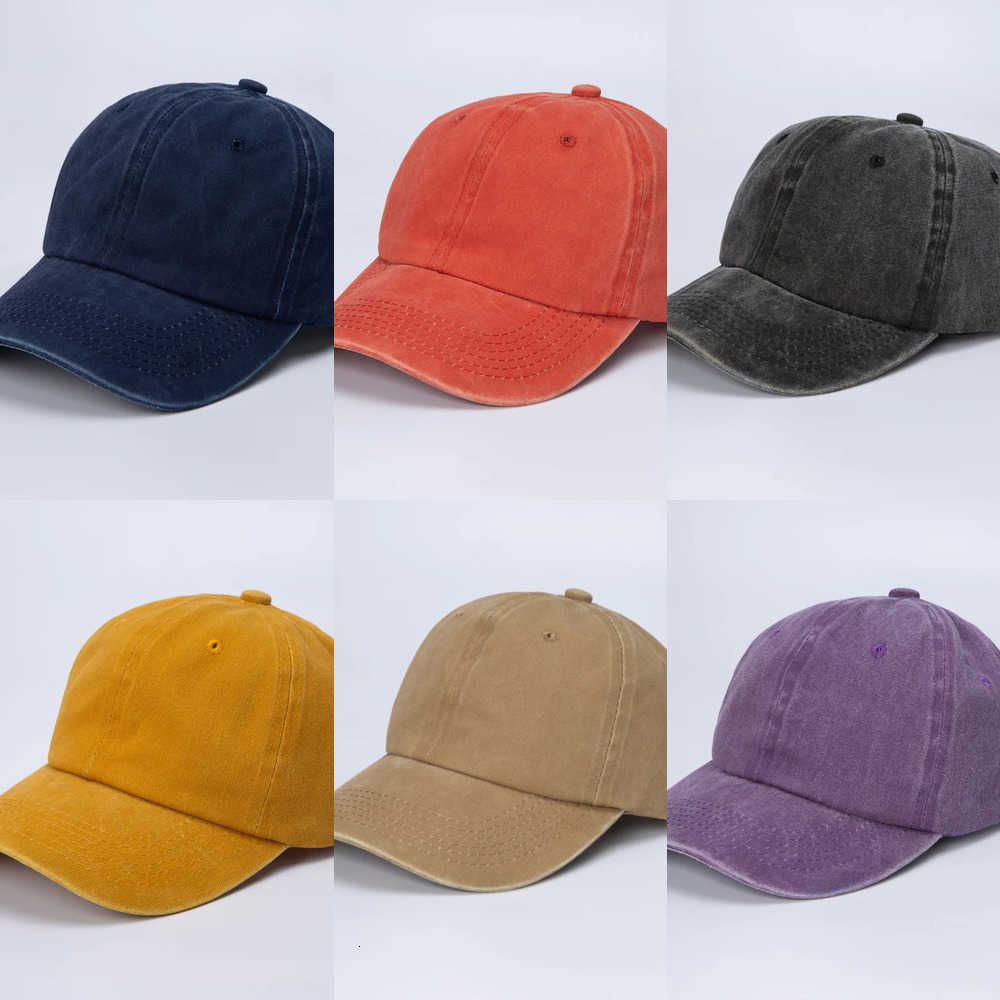 Cap Custom Washed Cotton Baseball free print Fashion Streetwear Hats Women Men Unisex Outdoor Sports Hip Hop Cap J260917