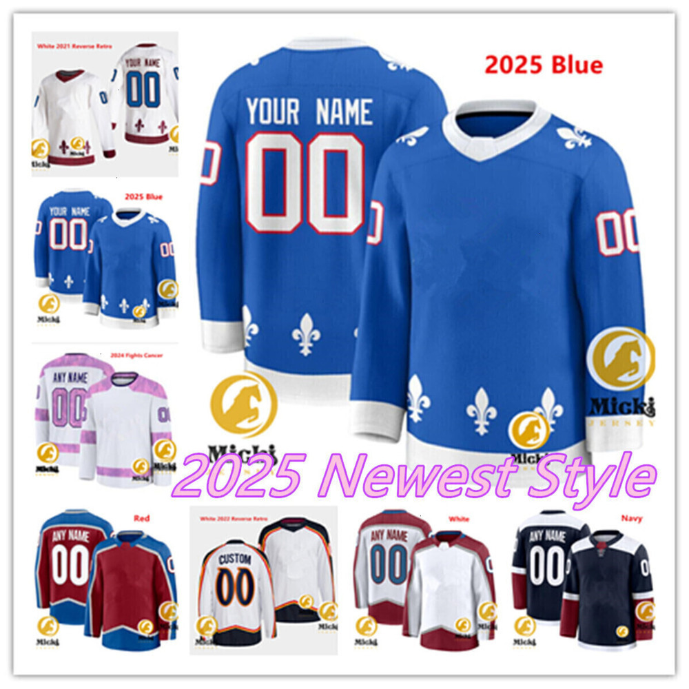 Nathan MacKinnon Jersey 92 Gabriel Landeskog 8 Cale Makar 49 Sam Girard 7 Devon Toews 62 Artturi Lehkonen 25 Logan O'Connor Custom Stitched Hoc