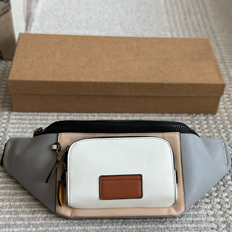 Retro waist bag fashionable commuting bag classic monogram bag luxury designer bag men's chest bag high-end handbag practical crossbody bag
