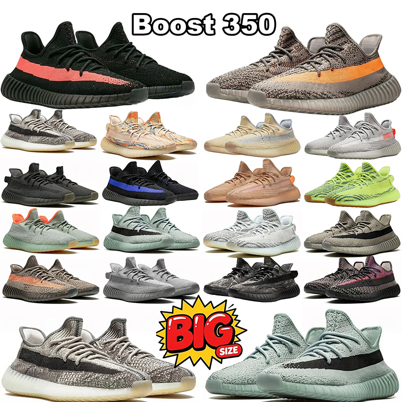 Designer Shoes 350 v2 Boost Running Shoes Sneakers Men Women Black White Red Bred Fashion Comfort Breathable Sneaker Mesh Outdoor Sports Casual Trai