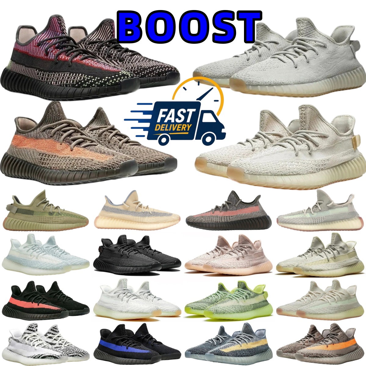 boost unisex shoes 350v2 brand designer sneaker running shoes low top cushionshock sesame grey mxrock flax grey orange triple white black agate fash