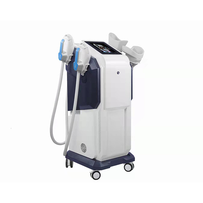Salon use 4 Handles Fat Freezing HIEMT body shaping machine Tesla EMS electromagnetic Muscle Stimulation