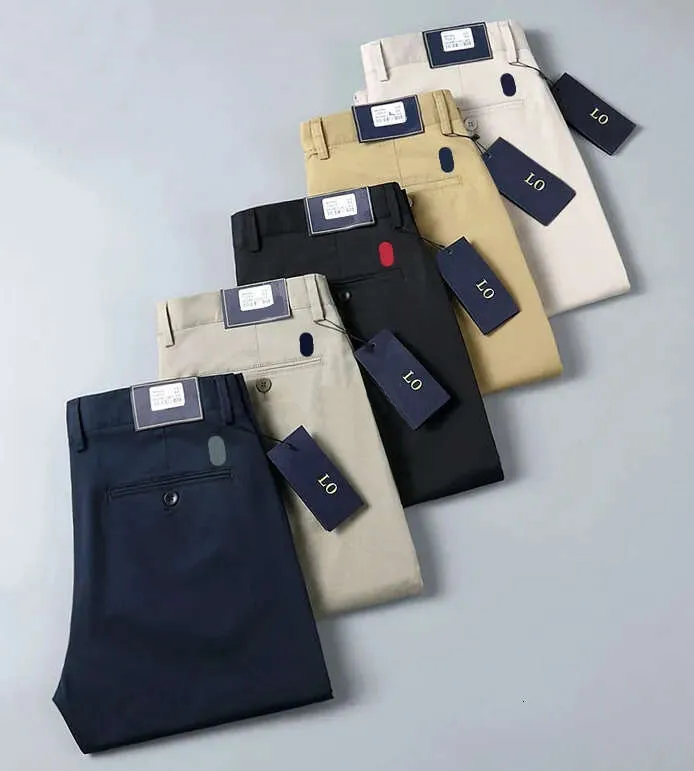 polo shorts jeans Men's Designer Pony Embroidered Casual Fashion Classic Brand Polo Pant Fit Formal Business Straight Stretch Button Horse s