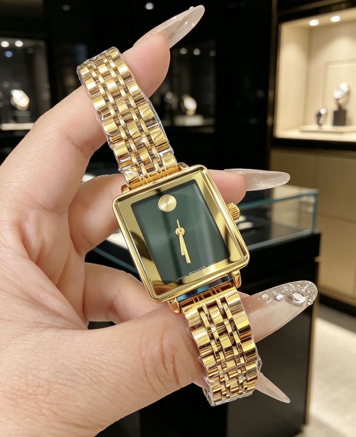 Luxury Womens MOVADOity Square Watch Designer Watches Quartz Movement Steel Bracelet Sapphire Glass Waterproof women Wristwatches #1227