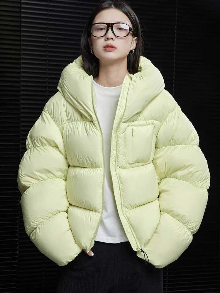 Vintage Streetwear Parkas Women Loose Thick Warm Puffy Coat Winter Retro American Long Sleeve Female Harajuku New Cotton Outwear H260917