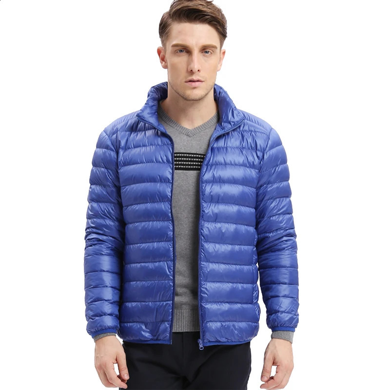 Men's Classiac down jacket ultra-light down Autumn winter men jacket warm fitt leisure thin down Coat Male M-5XL 260917
