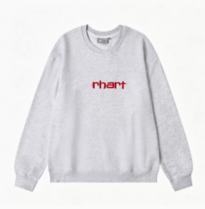 2026 designer hartt Mockneck Sweatshirts Classic embroidered round-neck sweatshirts for men and women Cotton Comfy Fashion Casual
