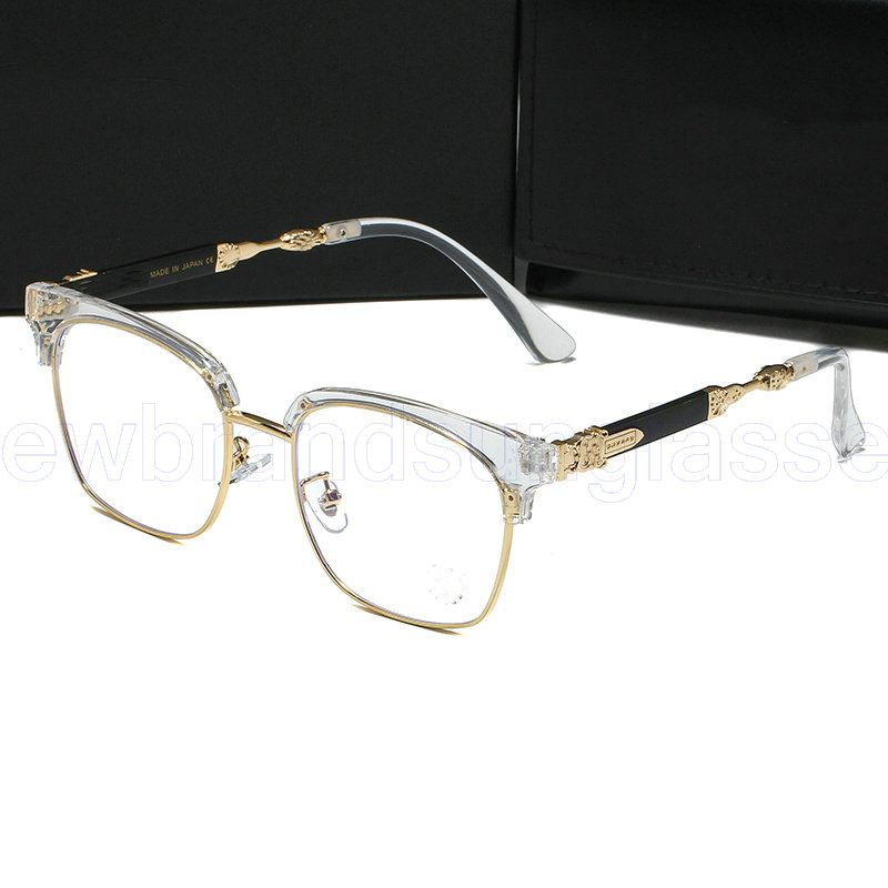 Retro Anti-blue Eyeglass Frames Men Vintage Computer Eyeglasses Men's Glasses Luxury Designer Square Transparent Optical Lenses For Women Eyegl