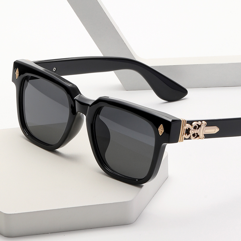 Luxury Fashion Designer Sunglasses New Kehua-Style Retro Square High-End Design, Unisex, Fashionable Sunglasses, Driving Glasses, Available For