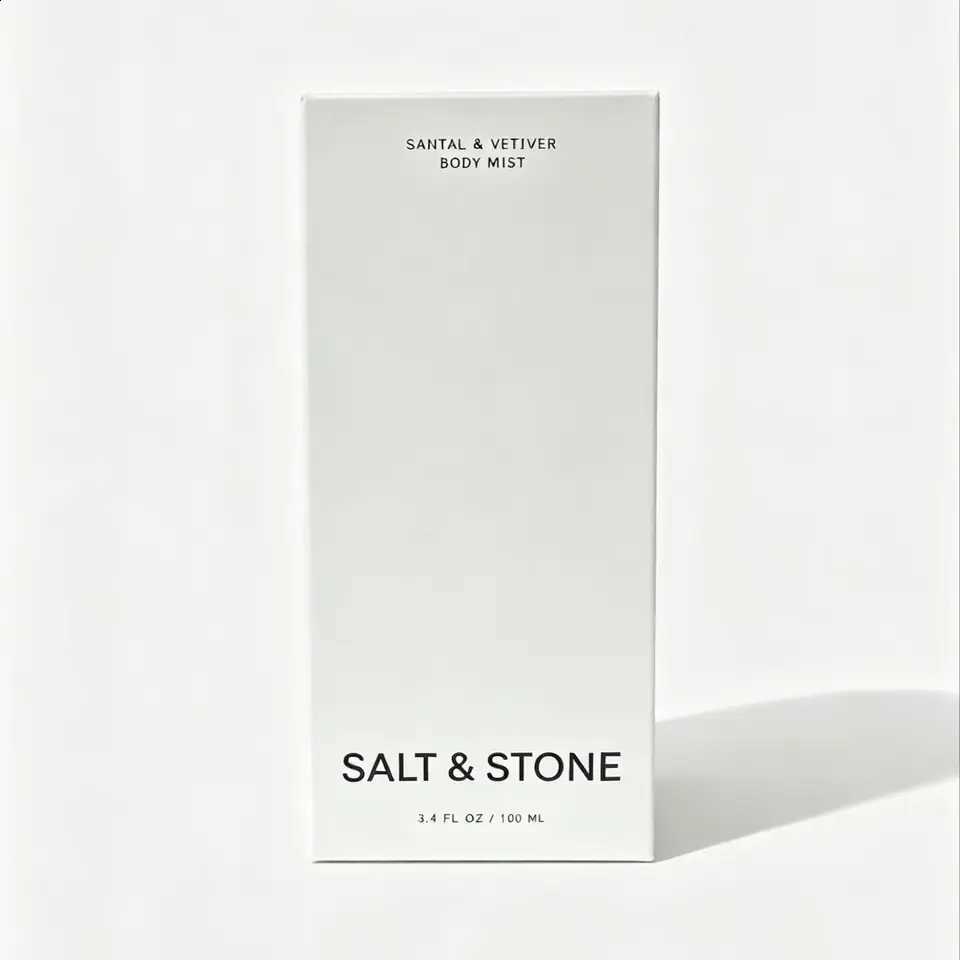 Vetiver Sandalwood Salt Men's Stone Women's Perfume Glycerin Red Algae Moisturizing Fragrance | Vegan Non-Irritating 100ml N260814