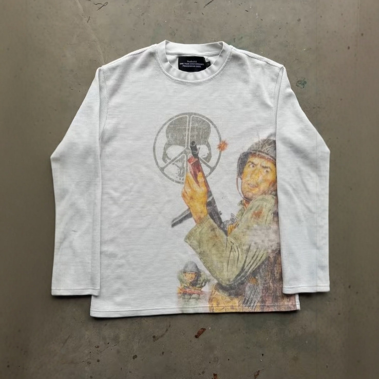 European and American ins cross-border trendy casual printed round-neck, hoodless long-sleeve T-shirt, pullover, retro outerwear, street style 74