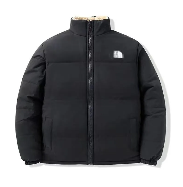 Mens Jackets Women Winter Jacket Designer Man Classic Reversible Down Coat Woman Woolen Letter Pattern Coats