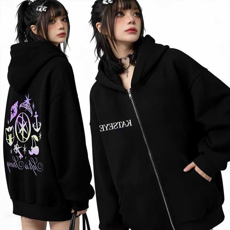hoodie Katseye Graphics tracksuit Christmas vintage Hoodie Men Women 2026 tops Fleece fashion clothes Hip Hop Coat Zip Up Jacket Loose streetwear C2