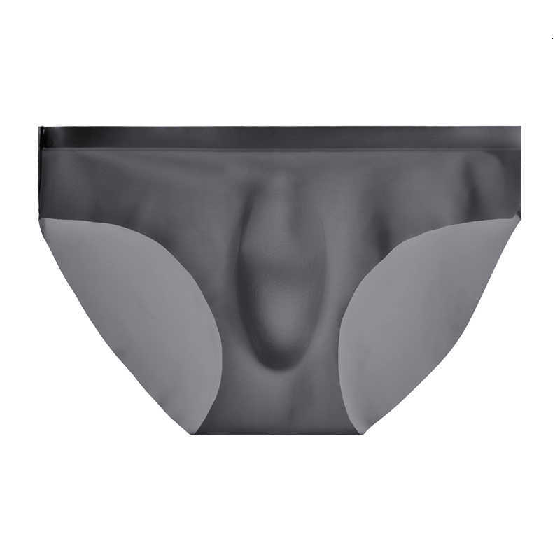 ice Underpants underwear 3PC Men's silk briefs summer breathable quick-drying seamless shorts transparent ultra-thin personalized l D260918
