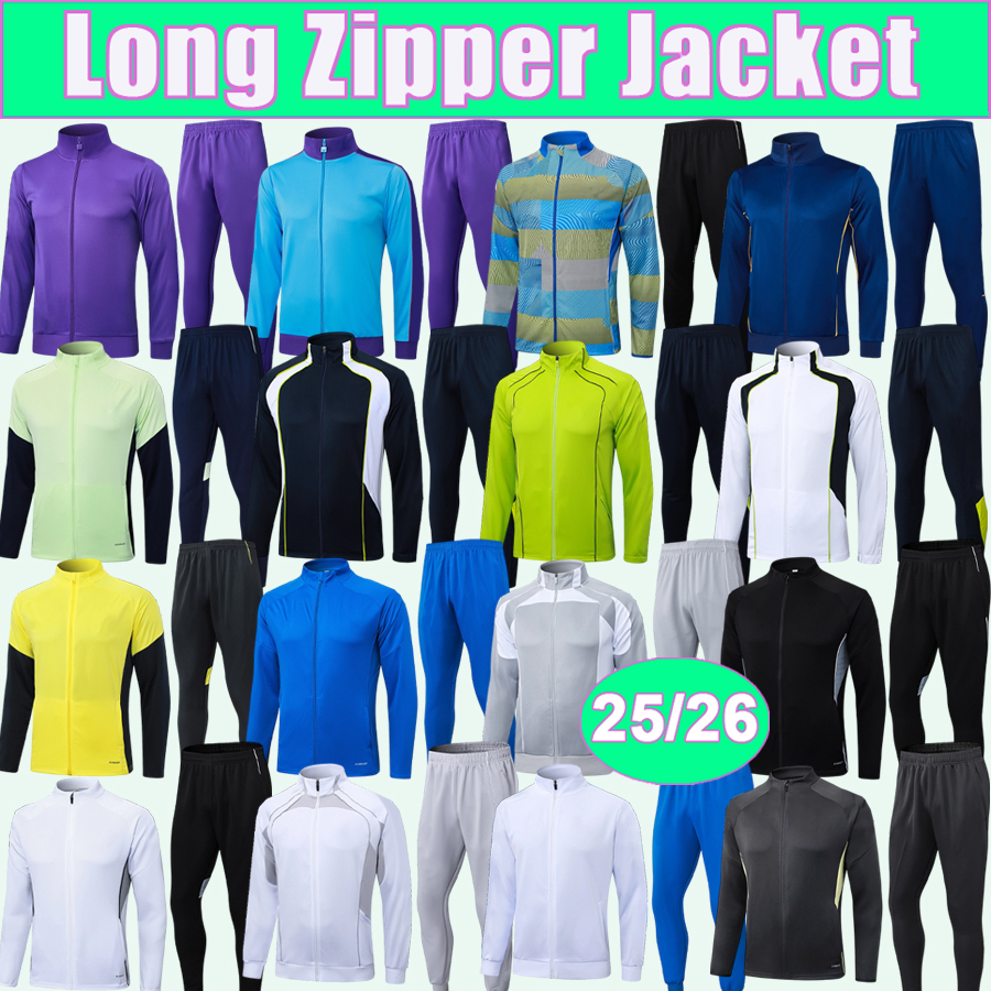 25 26 RODRYGO MBAPPE Mens Jacket Tracksuit Kit Suit Soccer Jerseys ENDRICK BRAHIM RUDIGER VALVERDE ARDA GULER Full Zip Training Wear Top Footall Shi