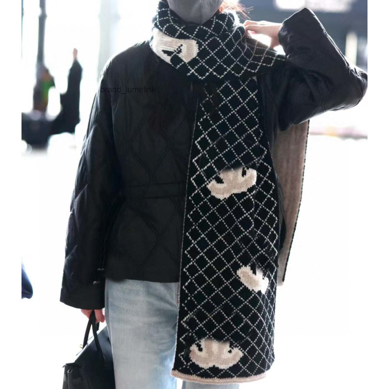 Womens Men Designer Scarf 100% Cashmere Pashmina Scarves Classic Warm Knitting Wool Scarfs Women Fashion Shawl 35*180cm Accessories Mens Beanie