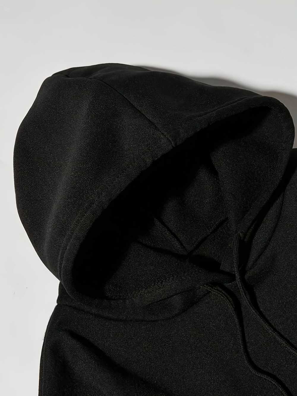 hoodie Fashionable men's autumn Christmas Gothic letter printed micro elastic comfortable hooded sweatshirt outdoor urban high street clothing