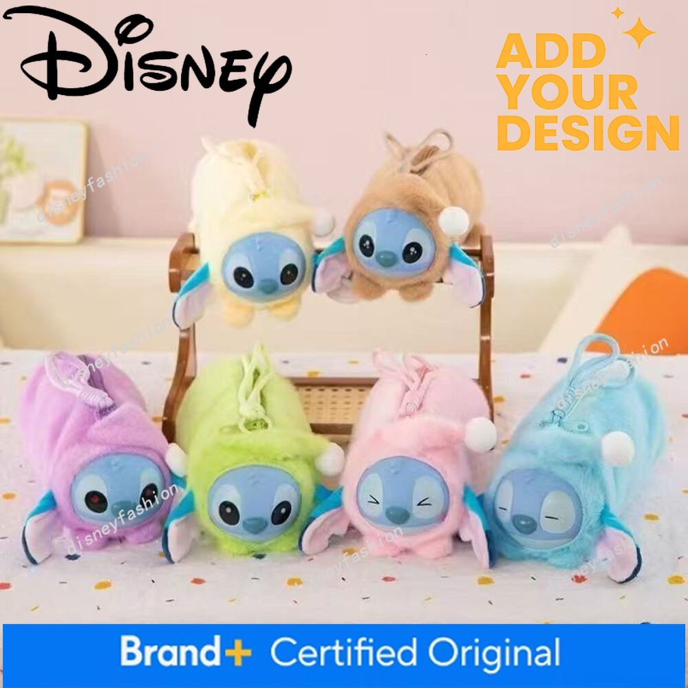 Cross-border new case, blue Stitch design, trendy cosmetic bag, plush pencil case wholesale factory f8