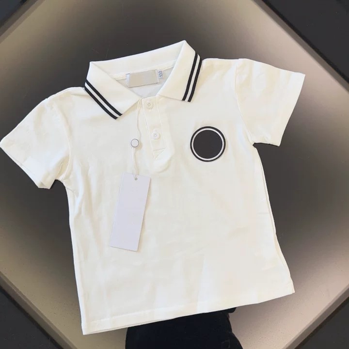 2026 Unisex kids polos Clothing Sets T-shirts designer clothes baby boys toddler girls street Tops black white red casual summer kid infants youth c