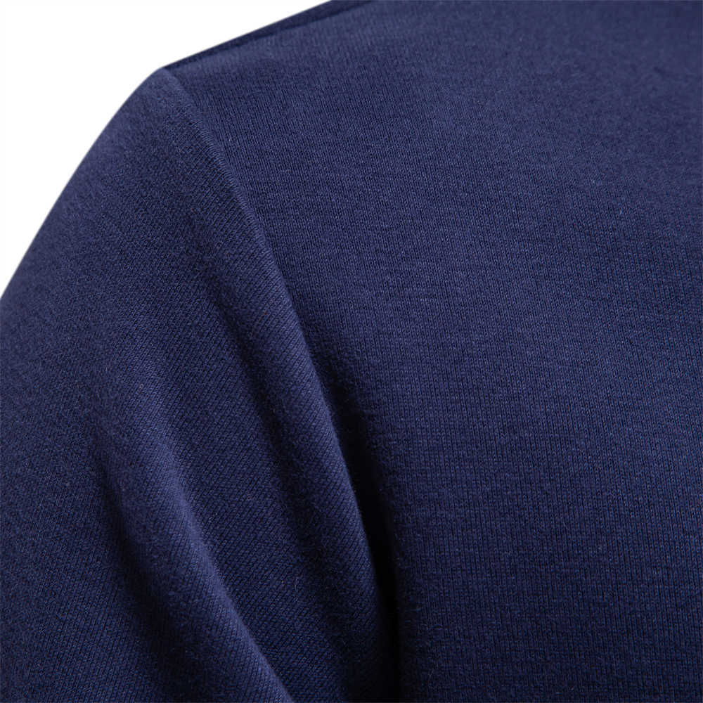 Design 2023 Fashion New Autumn Polo Neck Sweatshirts for Men Casual and Social Wear Quality Cotton Mens Sweatshirts C260915111