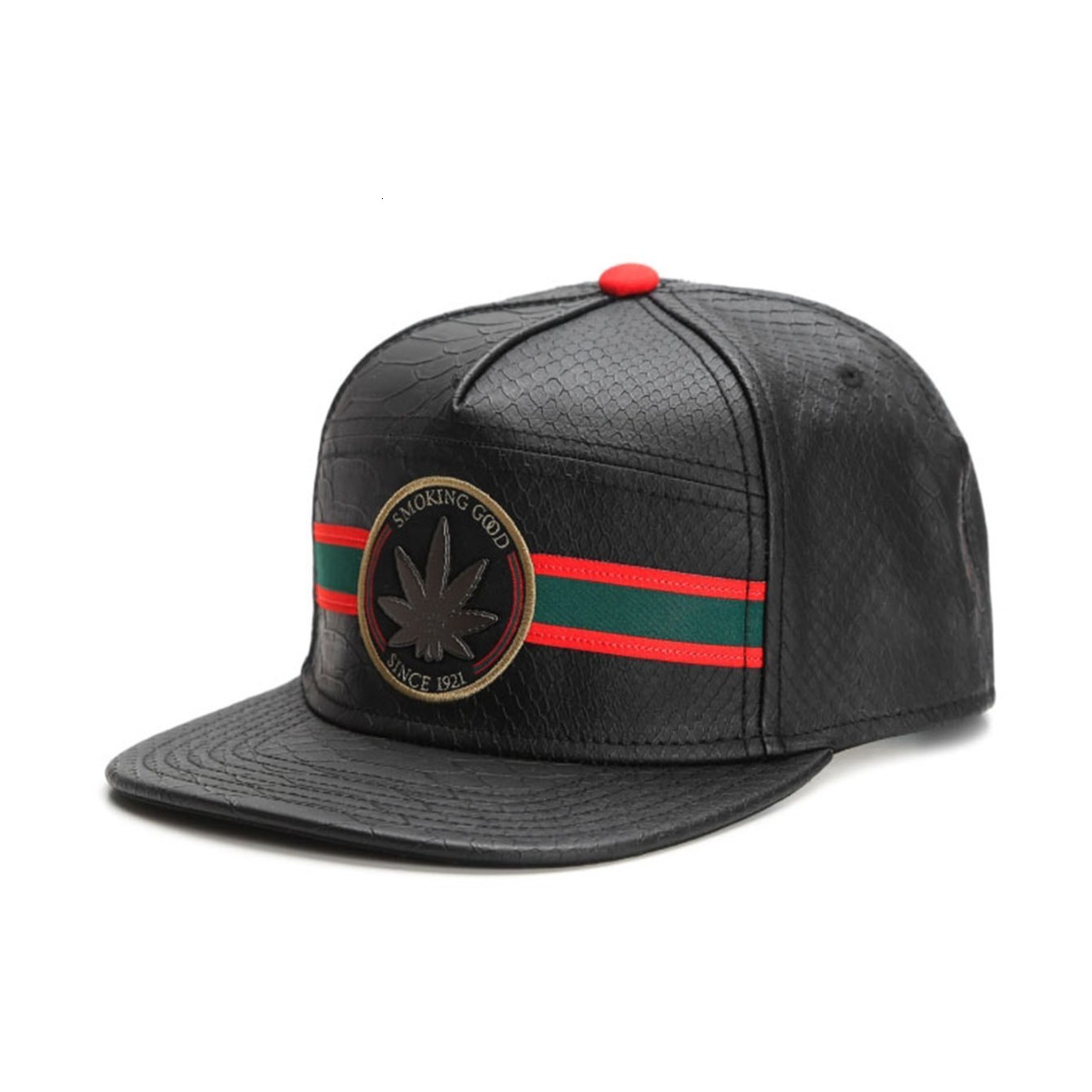 Luxury Cap Brand Designer Hat Leather Metal Logo Adjustable Export Style Hip-Hop Flat Brim Sports Running Protection Sun Hat