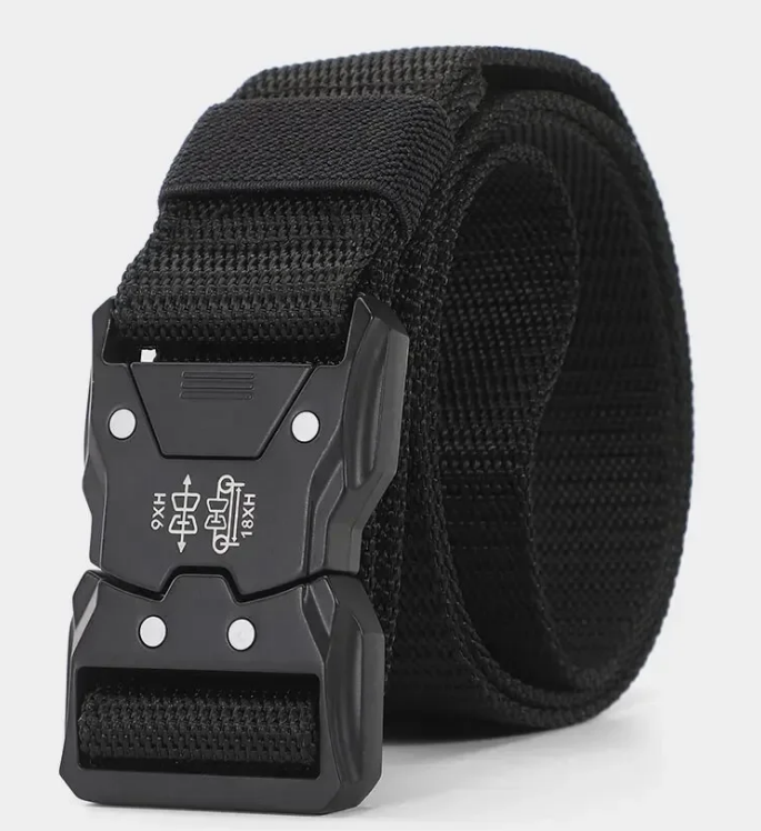 High Quality Men Belt Outdoor Work Training Belt Woven Belt Canvas Multi Function Belt Denim Belt