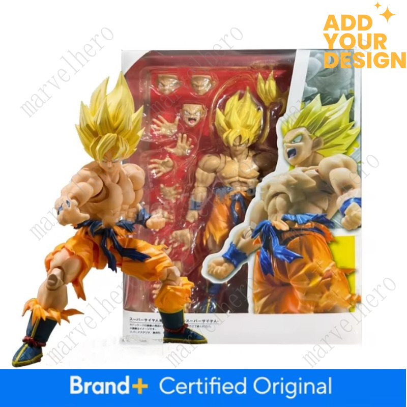 Dragon Ball Z Son Goku SSJ Battle Damage Legendary Super Saiyan Action Figure Model Toys Joint Movable Doll Christmas Present