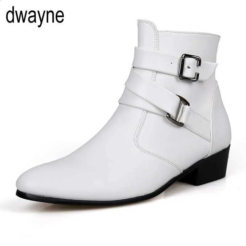 Leather Men's Boots Genuine Oxford Dress Shoes Male British Chelsea Shoe Mens Winter Business Point Footwear 2019 D260916