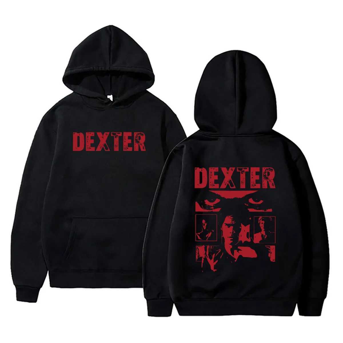 TV Series Dexter Morgan Graphic Hoodie Men's Women's Clothing Casual Oversized Streetwear Male Fashion Gothic Pullover Hoodies S2609182YED