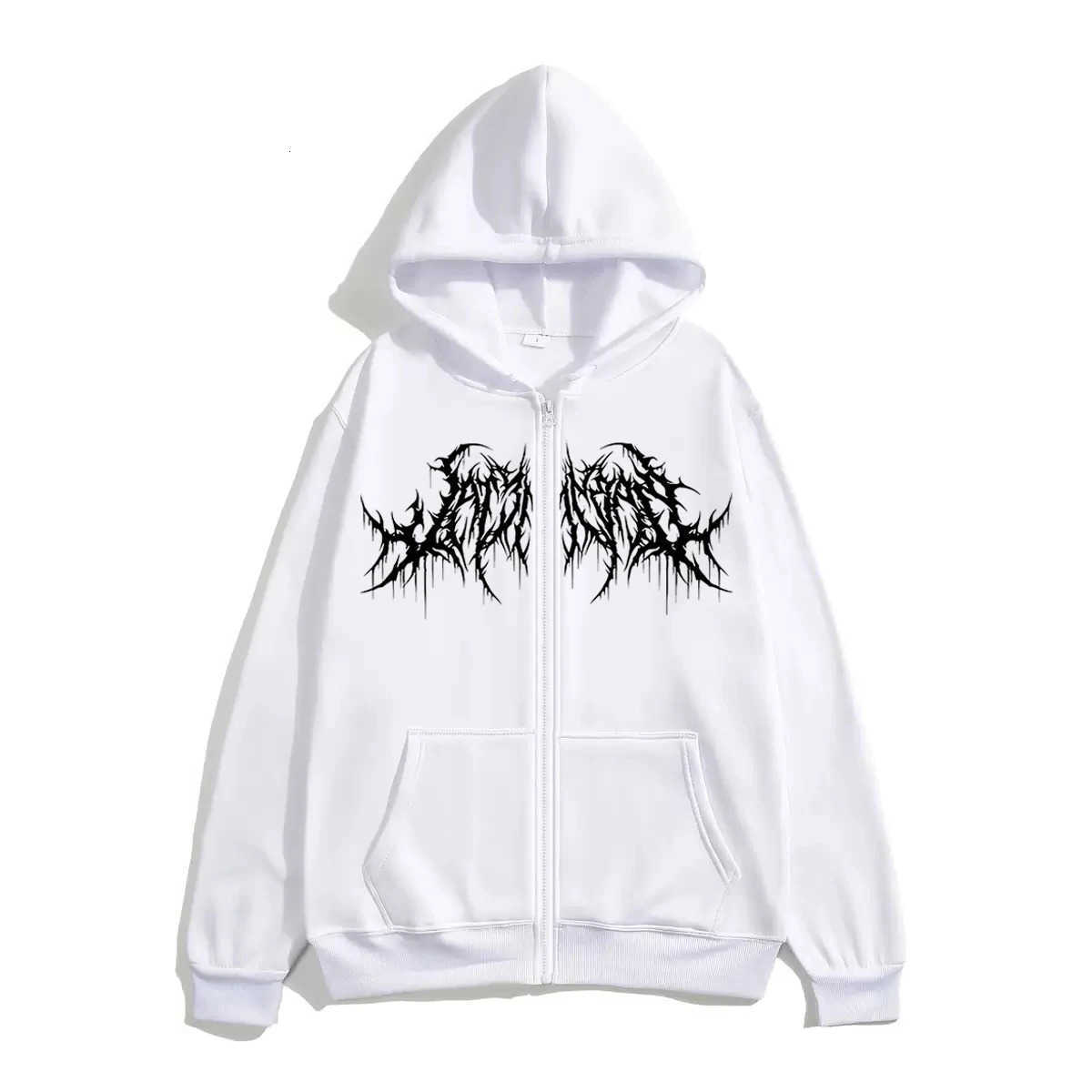 Zip-Up Y2K Christmas Hoodie hoodie Men Clothes with Graphic Prints Hip Hop Style Gothic 2025 Autumn Winter Keep Warm Long Sleeves Sweatshirt C260915