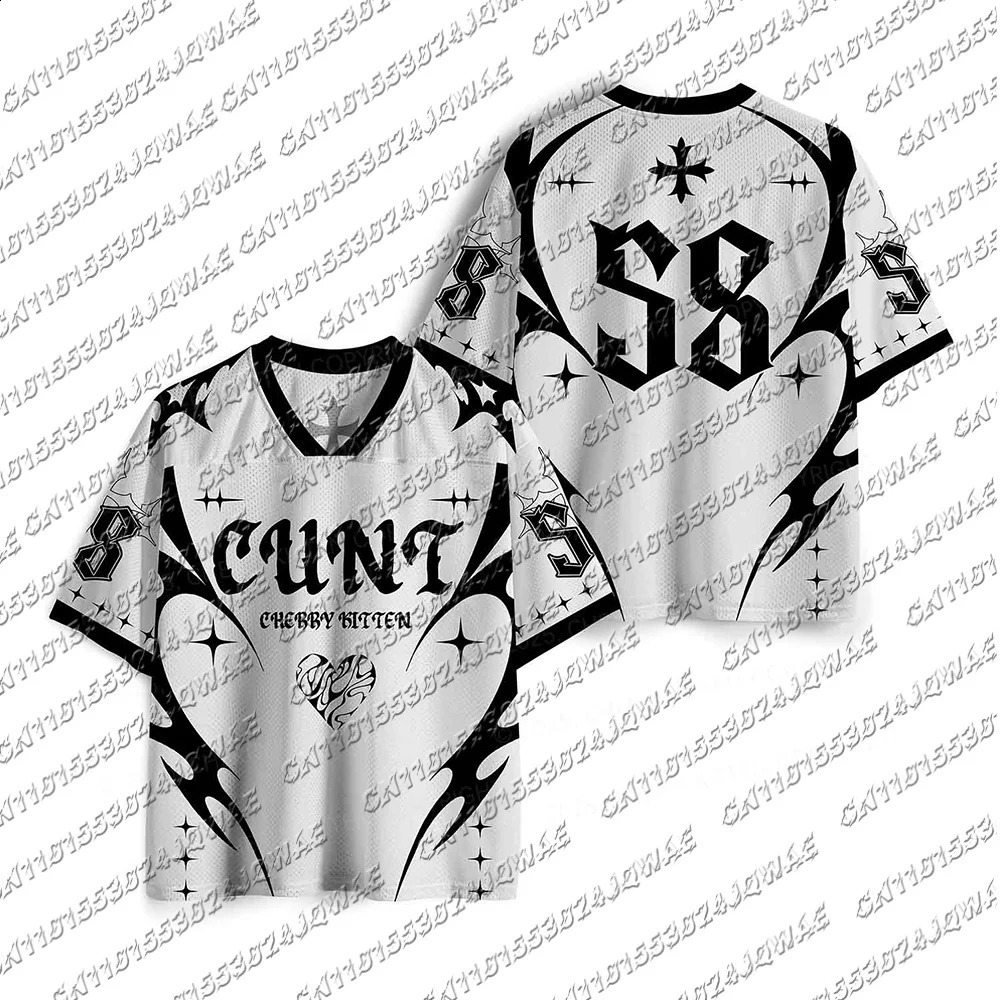 Womens Halloween Fashion Casual Short Sleeved Tee Y2K Street HipHop Retro Sportswear VNeck Loose Breathable Comfortable Top 260918