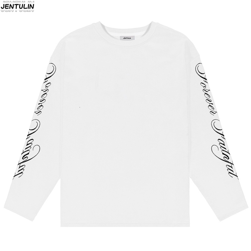 Men Clothing High Quality Letters Graphic Printing Casual Loose Long Sleeve T Shirts Y2K Trend Women Fashion Vintage Streetwear 260917ww