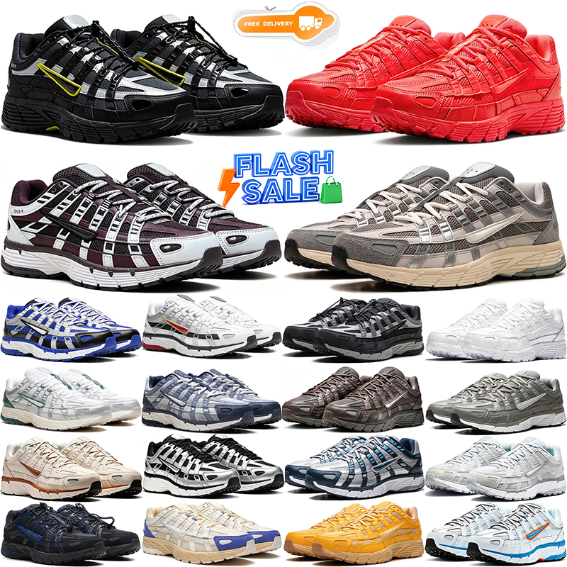 free shipping running shoes mens p6000 trainers men women p-6000 designer sneakers white black blue metallic silver p6000s comfortable breathable ru