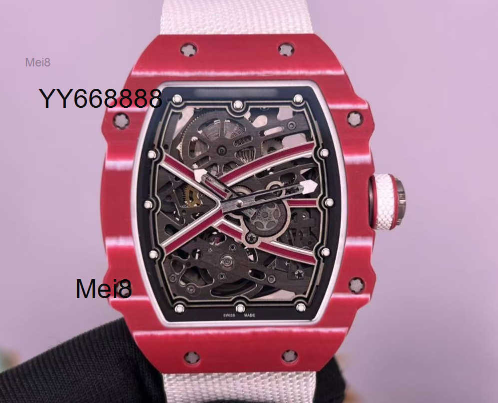 Mens watches high quality designer watch Luxury Automatic Mechanical watch Rmm6702 Tourbillon Movement 38X47X78mm sapphire crystal mirror ceramic ca