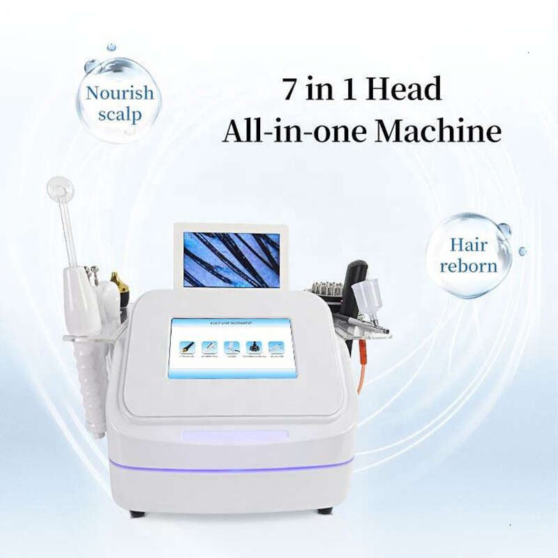 portable 7 in 1 Hair Growth Regrowth Machine Anti-Loss Analyzer Scalp Detection Promote Health Hair Growth Products Diode Hair regrowthTherapy Devic