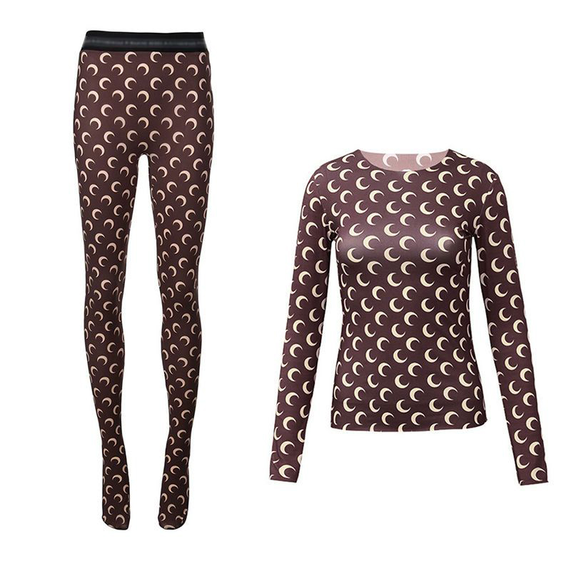 Designer Leggings Fashion Pants Womens Leggings Half Moons Shaped Pantyhose Casual Top T-Shirt Womens High quality Designer Leggings Pants