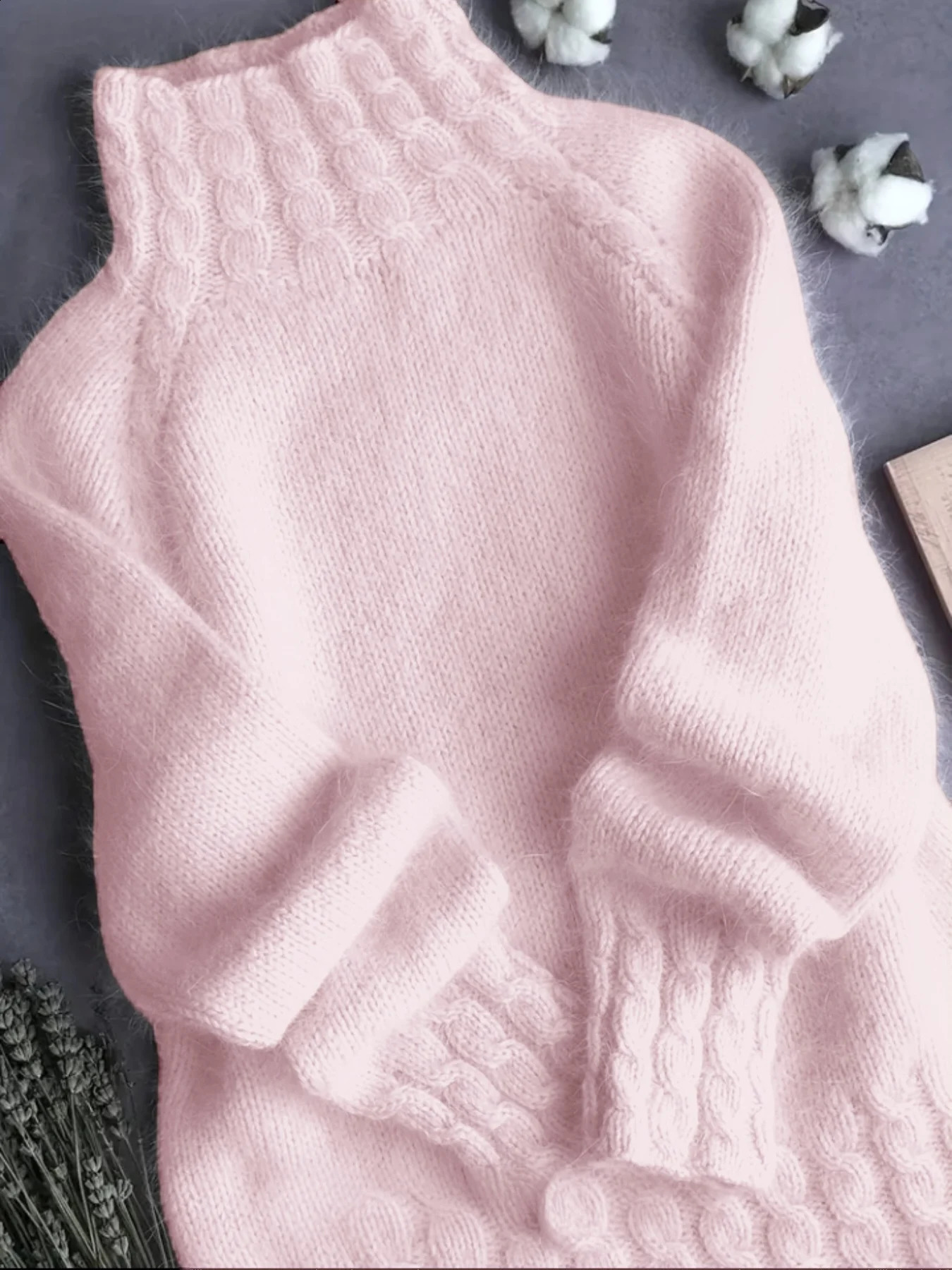 Classic Twist Small Stand Collar Long Sleeve Pullover Sweater Fashion Womens Tops Woolen Soft Knitted Long Sleeve Sweat 260918
