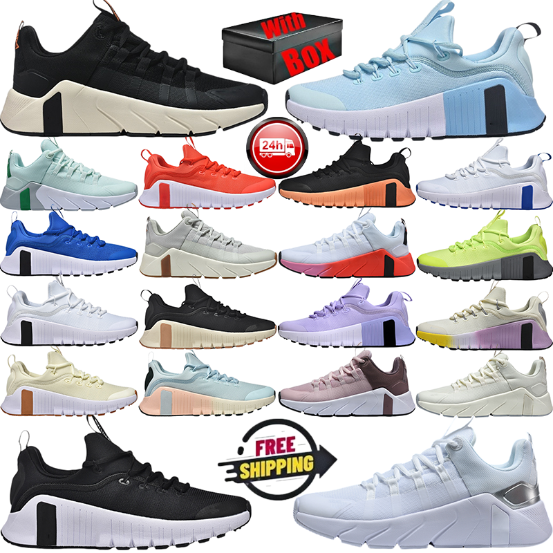 With Box Designer Running shoes Metcon 6 7 Mens Womens Outdoor Sports shoe Triple white black orange form pink grey blue mens trainers sneaker size