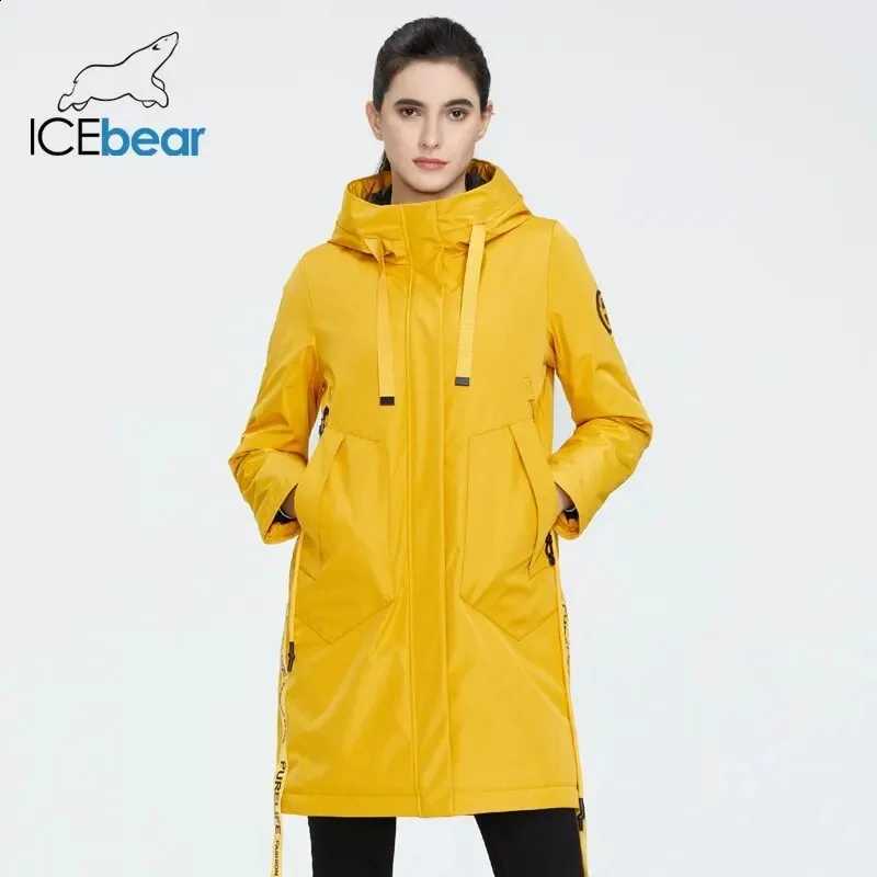 ICEbear 2023 new fall women's coat with a hood casual wear quality fashion autumn parka brand clothing GWC20035D H260917