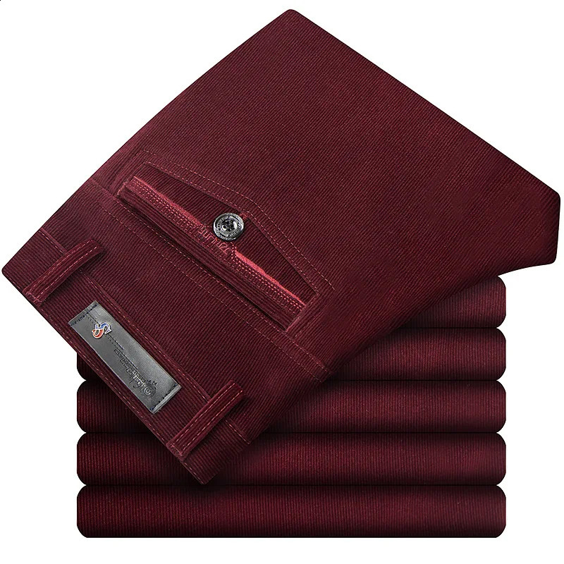 Corduroy Pants Loose Middle-aged Joggers Middle-aged Men Dad Installed In Spring and Autumn Men's Casual Pants Corduroy 260917
