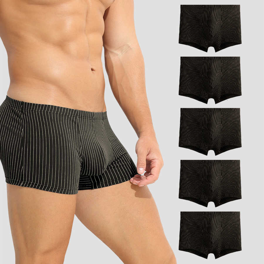 5pcs Men's pure cotton Underpants underwear. Simple-style men's cotton boxer shorts. Thin styles for summer. Comfortable D260918